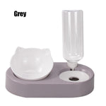 Load image into Gallery viewer, Pet Bowl Double Bowls Food Water Feeder With Auto Water Dispenser
