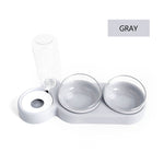 Load image into Gallery viewer, Pet Bowl Double Bowls Food Water Feeder With Auto Water Dispenser
