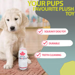 Load image into Gallery viewer, Pawsome Canadian Parody Beer Can Dog Toy with Squeaker
