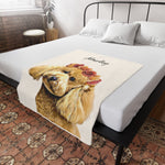 Load image into Gallery viewer, Custom Pet Plush Fleece Blanket
