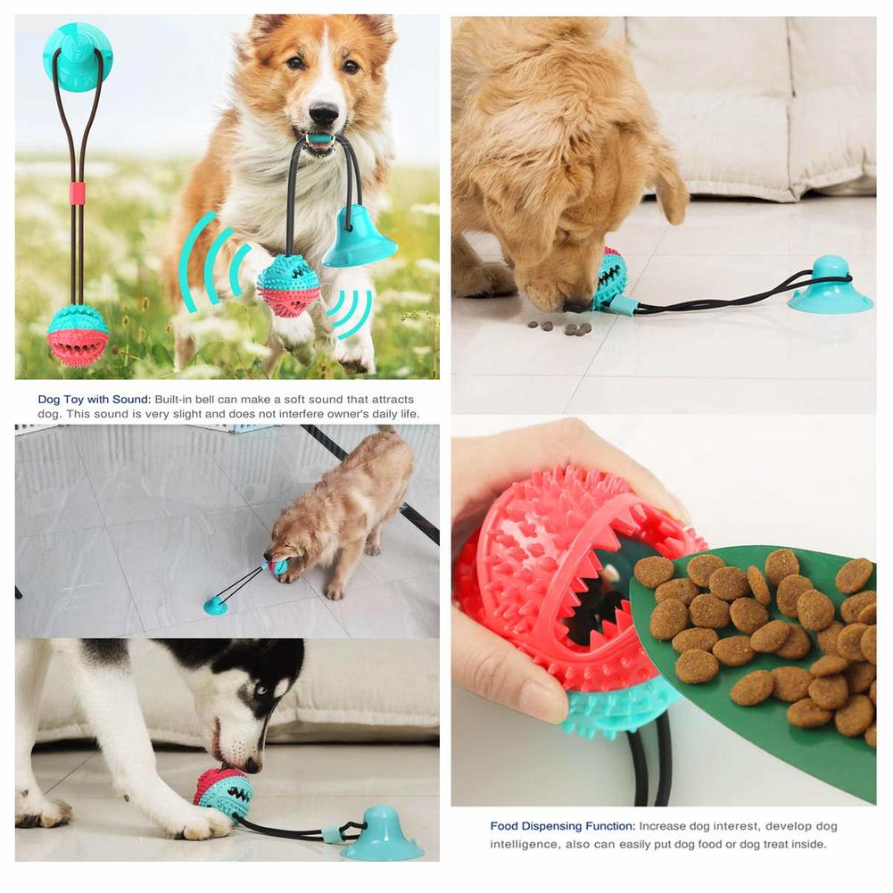 Suction Cup Dog Toy, Molar Dog Toy With Suction Cup, Interactive Pet Molar  Bite Toy For Small And Medium Dogs, For Molar Teeth Care And Cleaning Funct