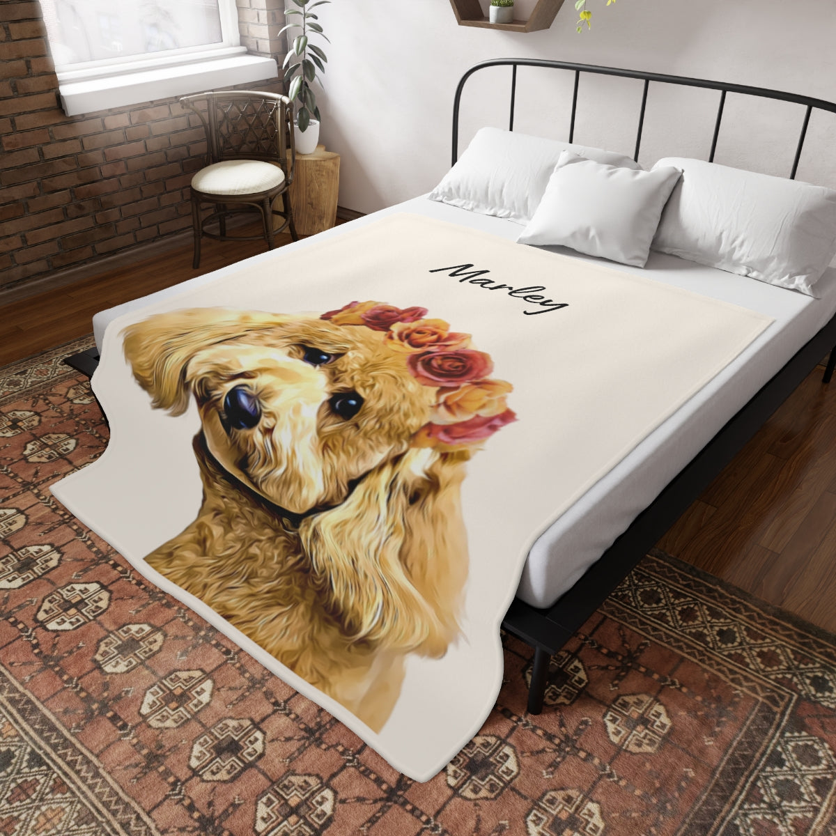 Custom Pet Plush Fleece Blanket