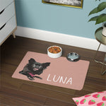 Load image into Gallery viewer, Personalized Dog Mat with Dog Portrait + Customized Name
