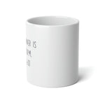 Load image into Gallery viewer, Dinner Is At 6PM Statement Mug
