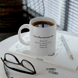 I Love Mom Statement Mug