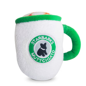 Pawsome Canadian Star Pups Coffee Cup Parody Toy with Squeaker